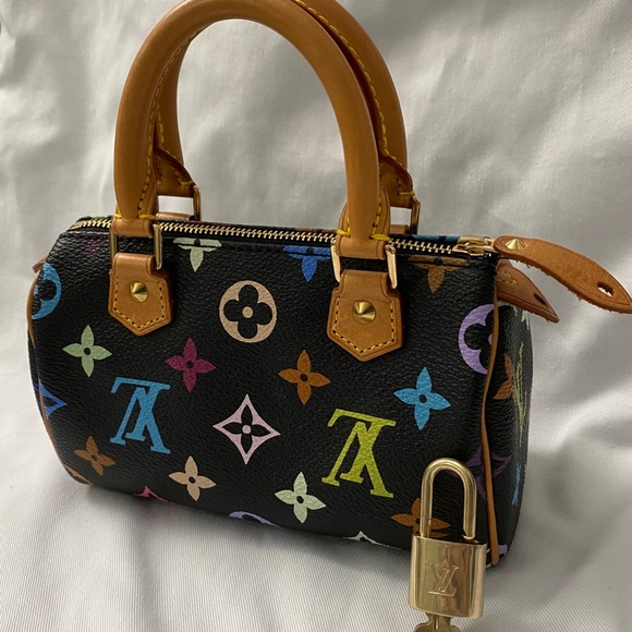 Louis vuitton mini Speedy takashi murakami black - Picture 9 of 11